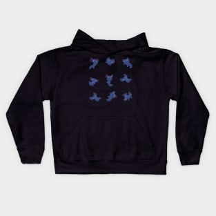 Melanistic axolotl Kids Hoodie